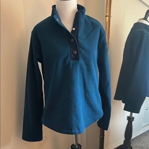 Draper James Blue Pullover Jacket